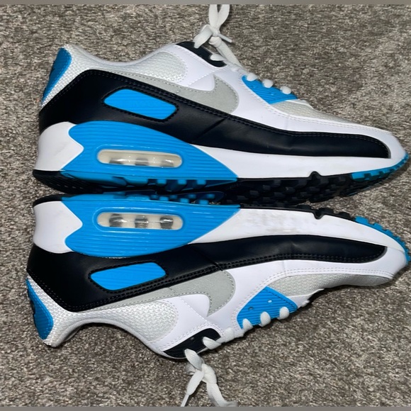 Nike Air Max 90 Retro Men’s 12 blue white black - Picture 5 of 8